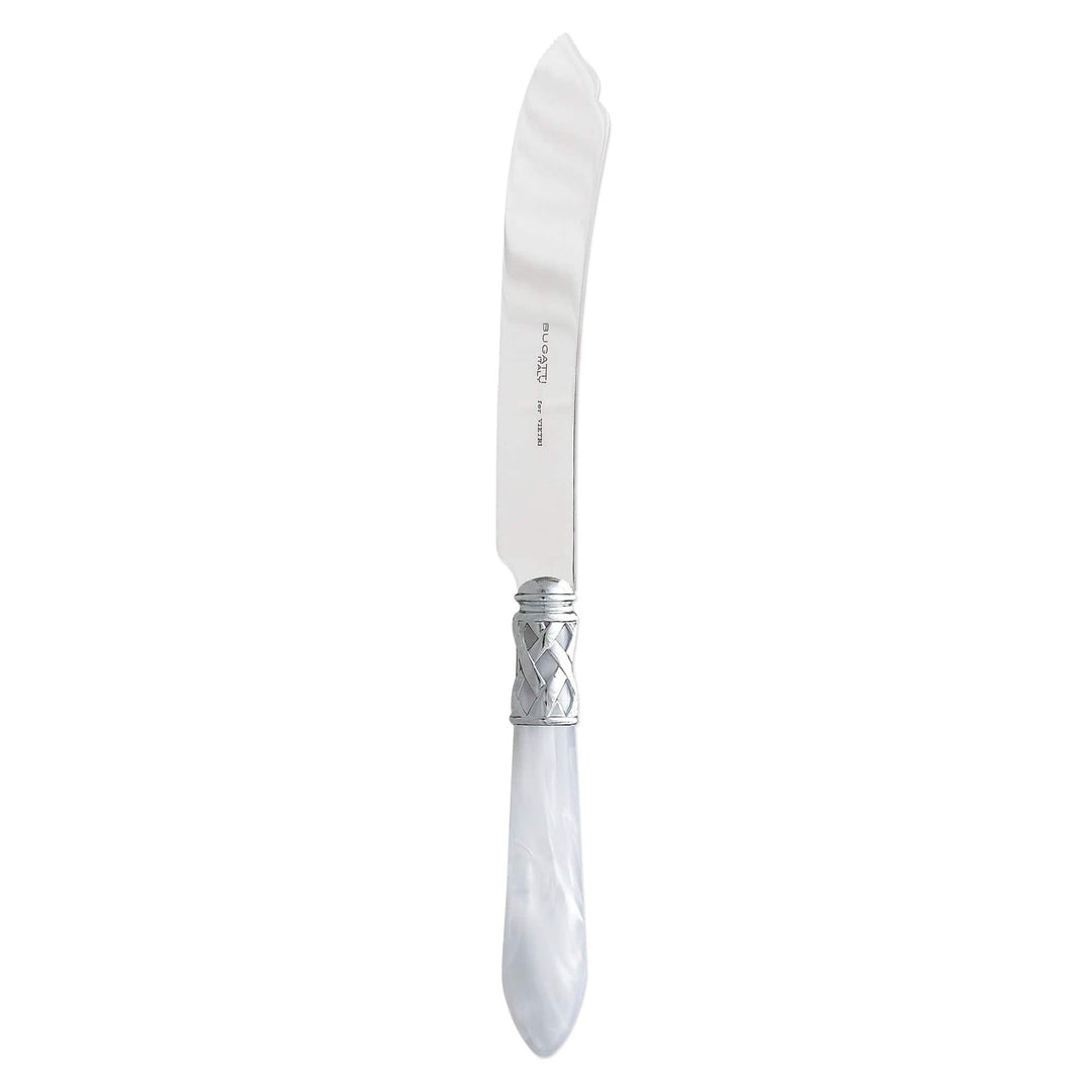 Aladdin Brilliant Cake Knife Tabletop Vietri White  