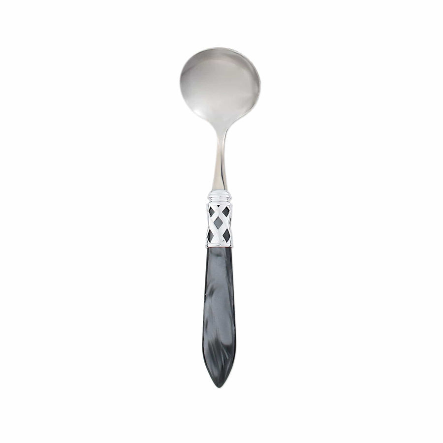 Aladdin Brilliant Sauce Ladle Tabletop Vietri Charcoal  