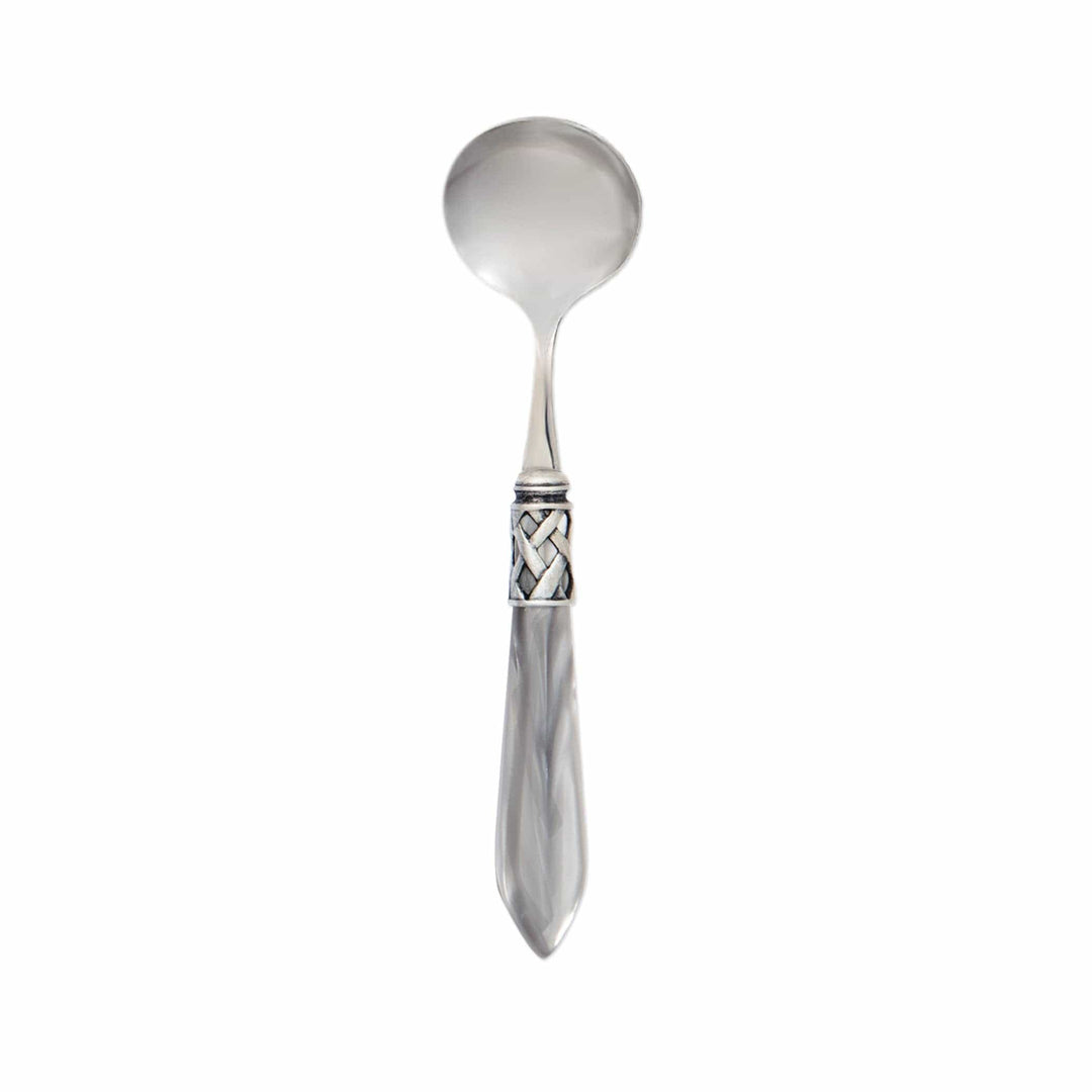 Aladdin Antique Sauce Ladle Tabletop Vietri Light Gray  