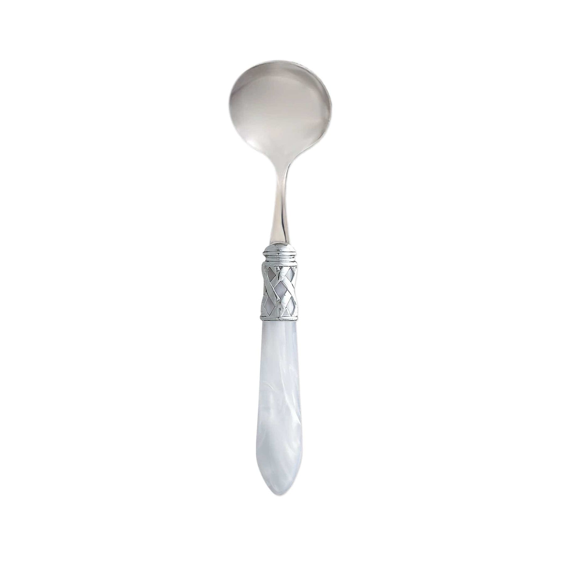 Aladdin Brilliant Sauce Ladle Tabletop Vietri White  