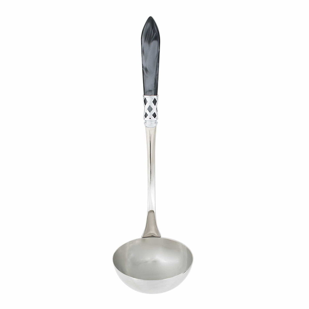 Aladdin Brilliant Soup Ladle Tabletop Vietri Charcoal  