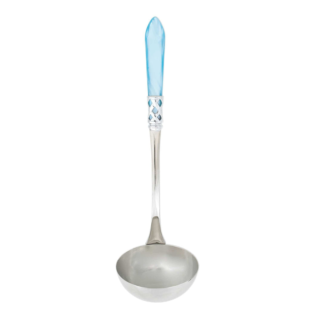 Aladdin Brilliant Soup Ladle Tabletop Vietri Light Blue  
