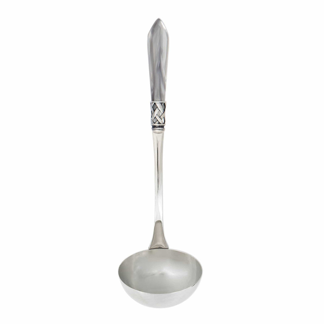 Aladdin Antique Soup Ladle Tabletop Vietri Light Gray  