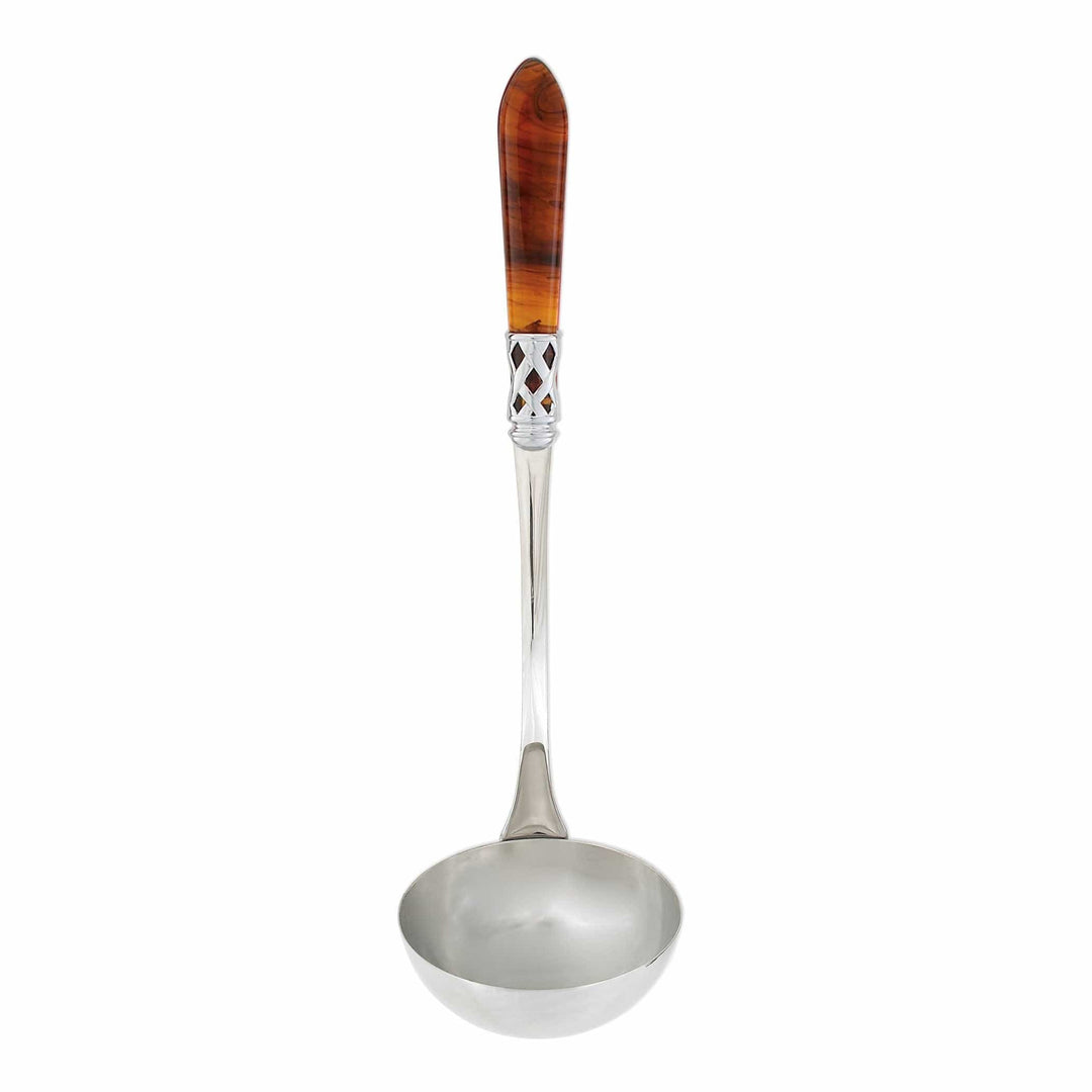 Aladdin Brilliant Soup Ladle Tabletop Vietri Tortoiseshell  