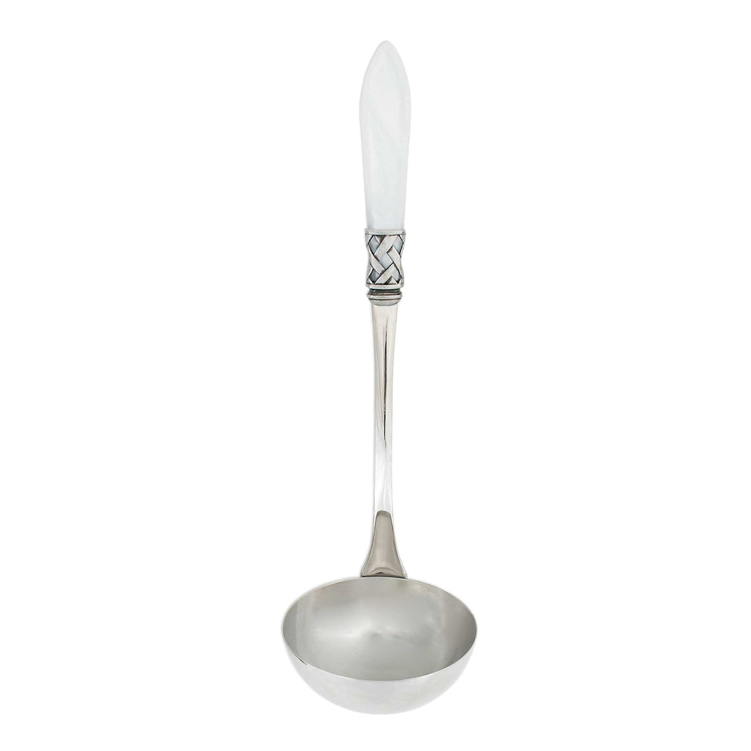 Aladdin Antique Soup Ladle Tabletop Vietri White  