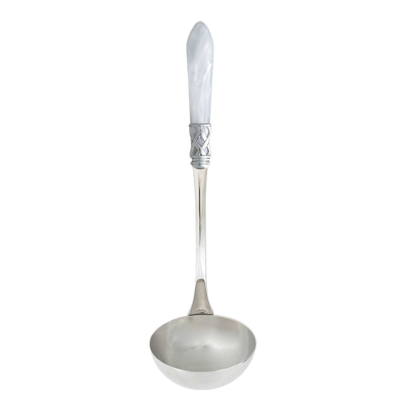 Aladdin Brilliant Soup Ladle Tabletop Vietri White  