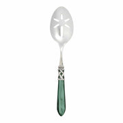 Aladdin Antique Slotted Serving Spoon Tabletop Vietri Green  