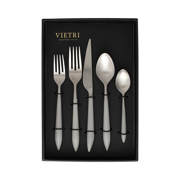 Ares Argento Five-Piece Place Setting