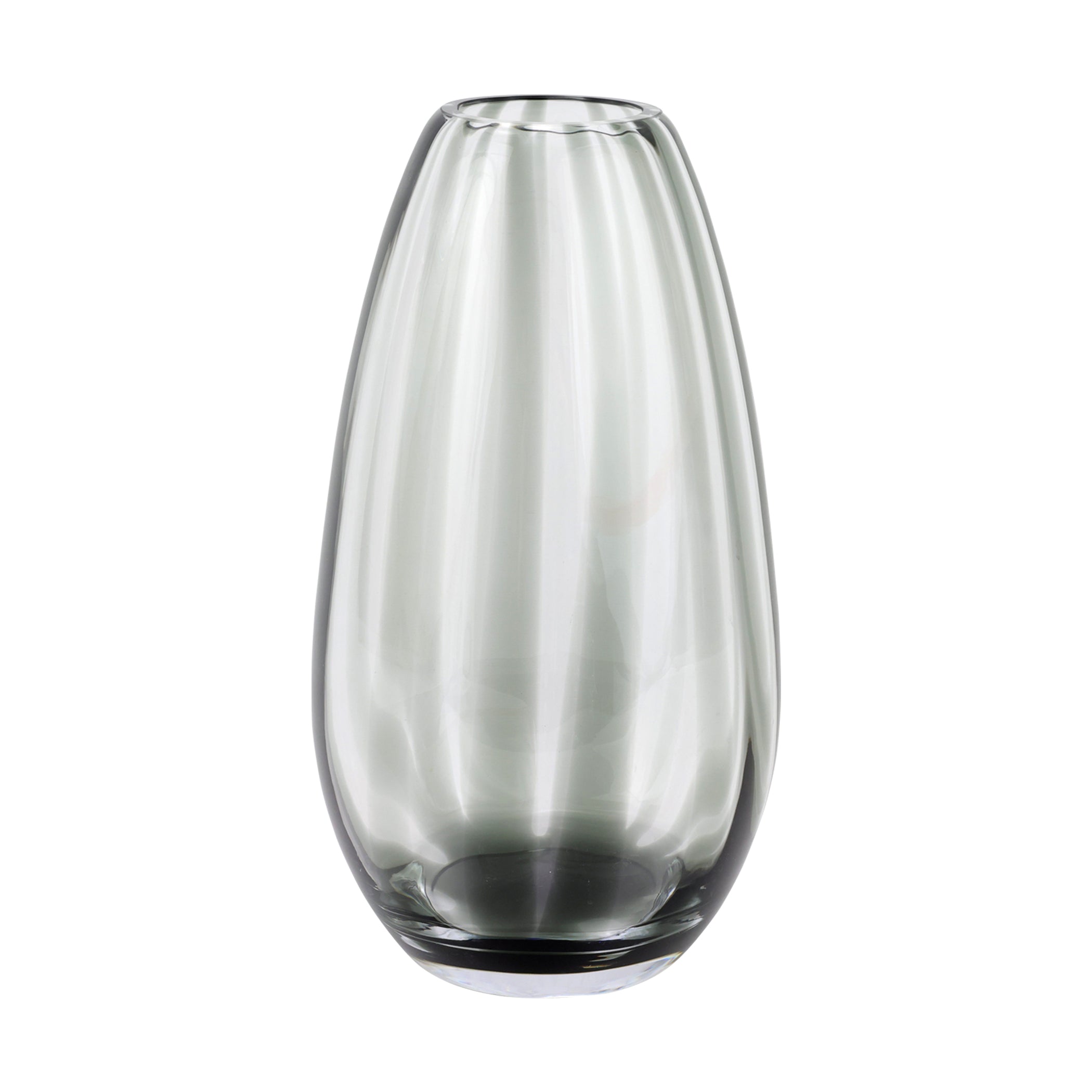 Bolla Glass Medium Pleated Vase