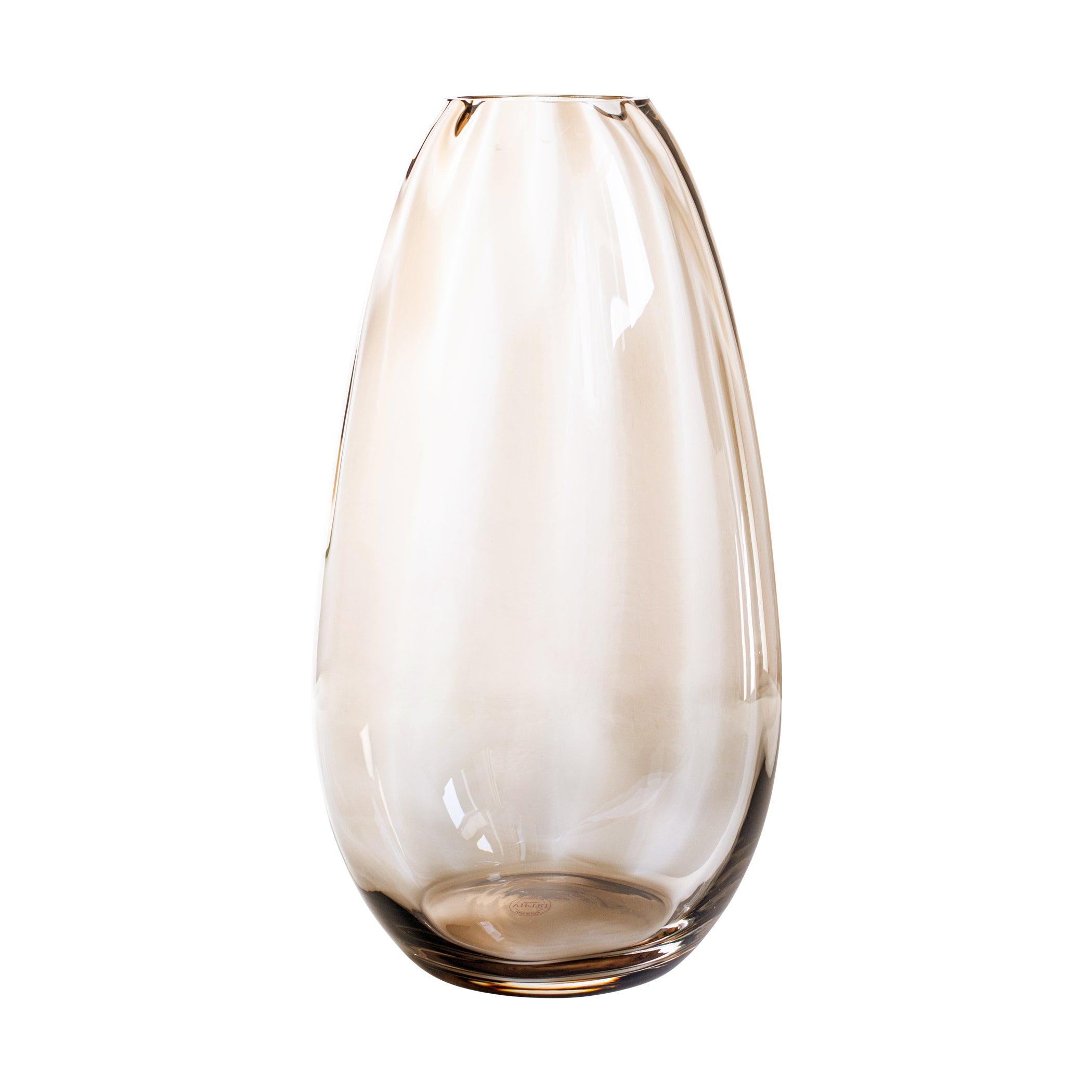 Bolla Glass Medium Pleated Vase