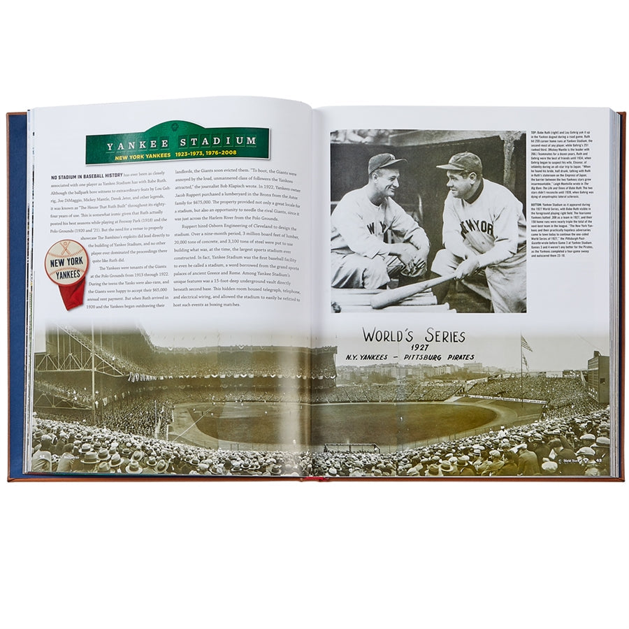 Ballparks Past and Present Books Graphic Image   
