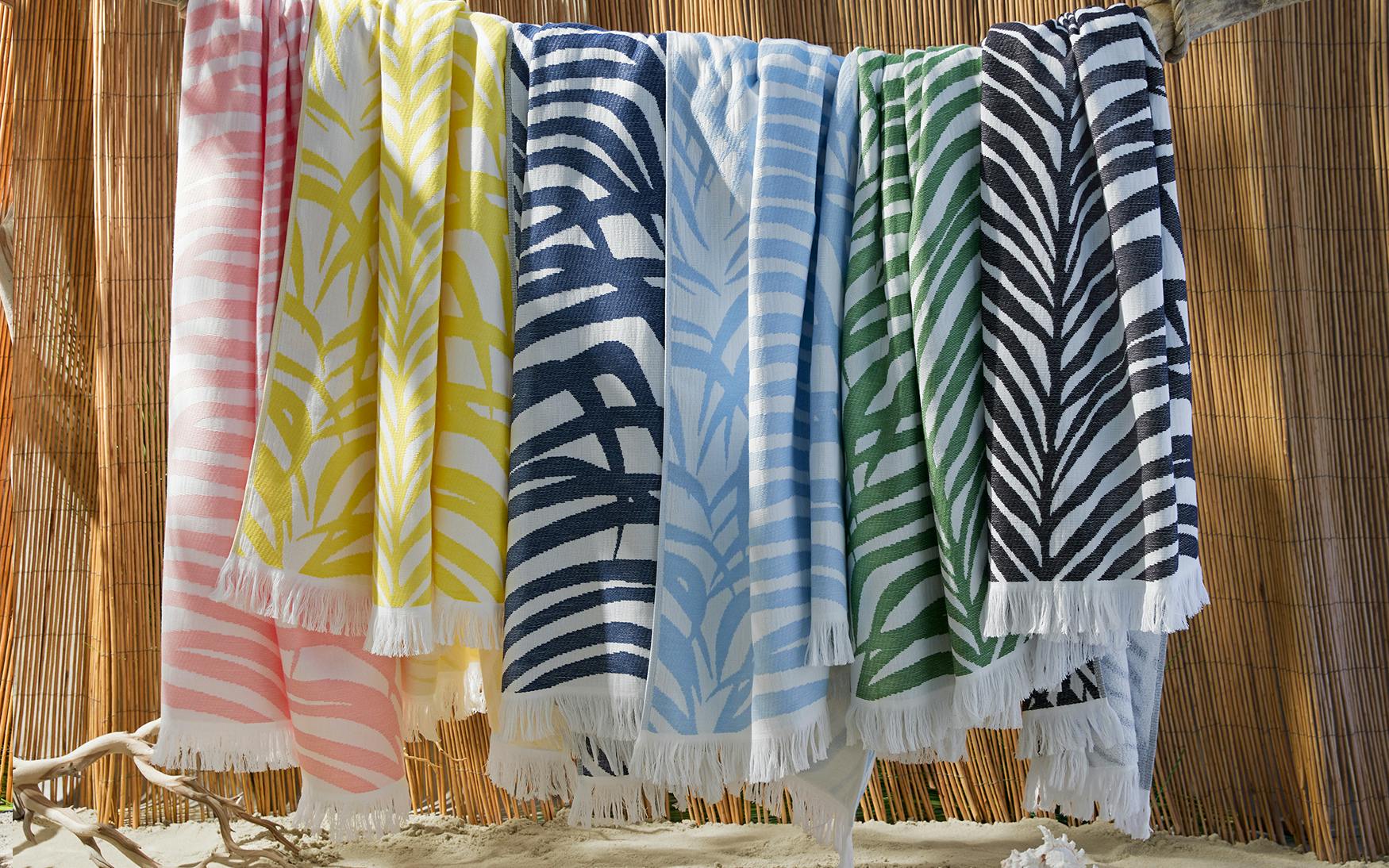 Matouk Zebra Palm Beach Towel