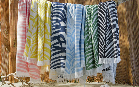 Matouk Zebra Palm Beach Towel