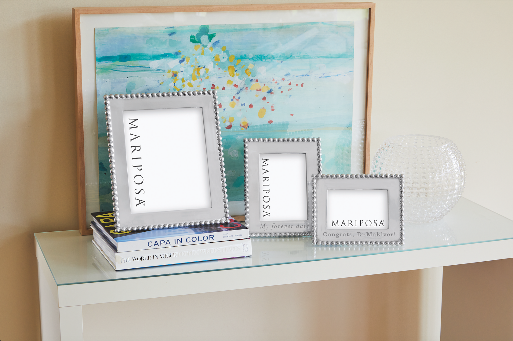 Beaded Engravable Frame