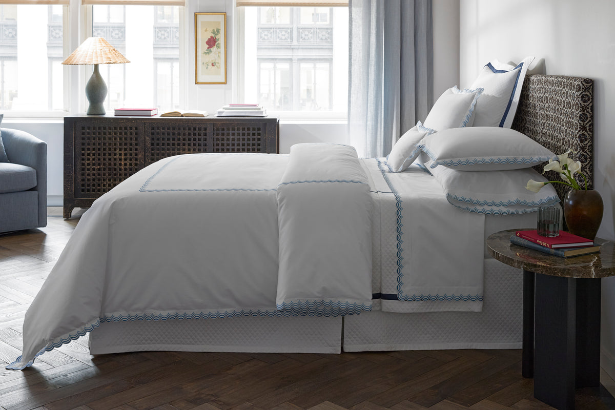 Matouk Stella Duvet Cover