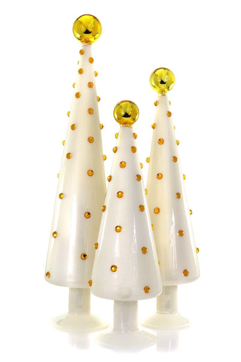 Decorated Ivory Dotted Trees