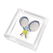 Cocktail Napkin Holder - Tennis Racquets