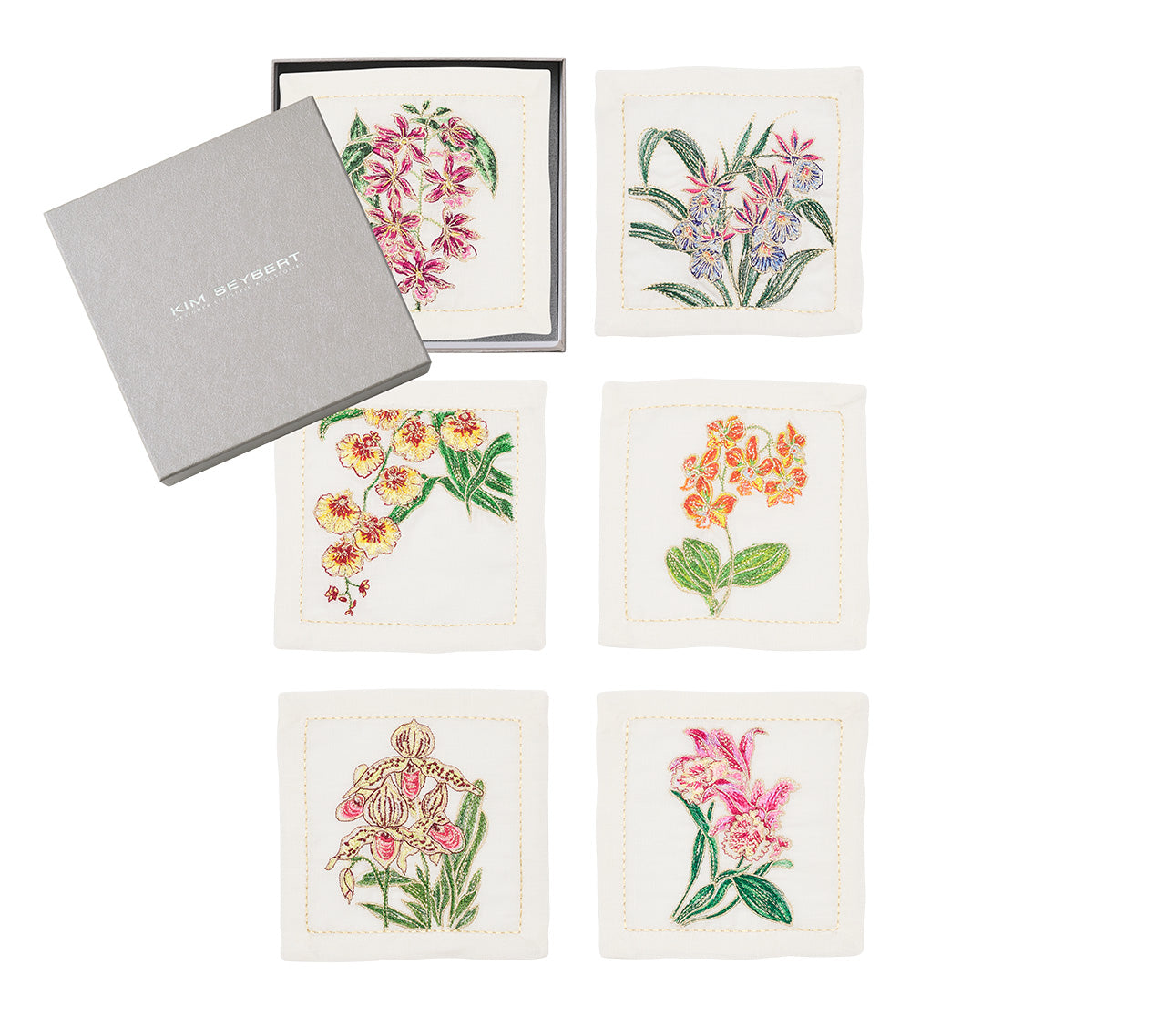 Orchid Cocktail Napkins