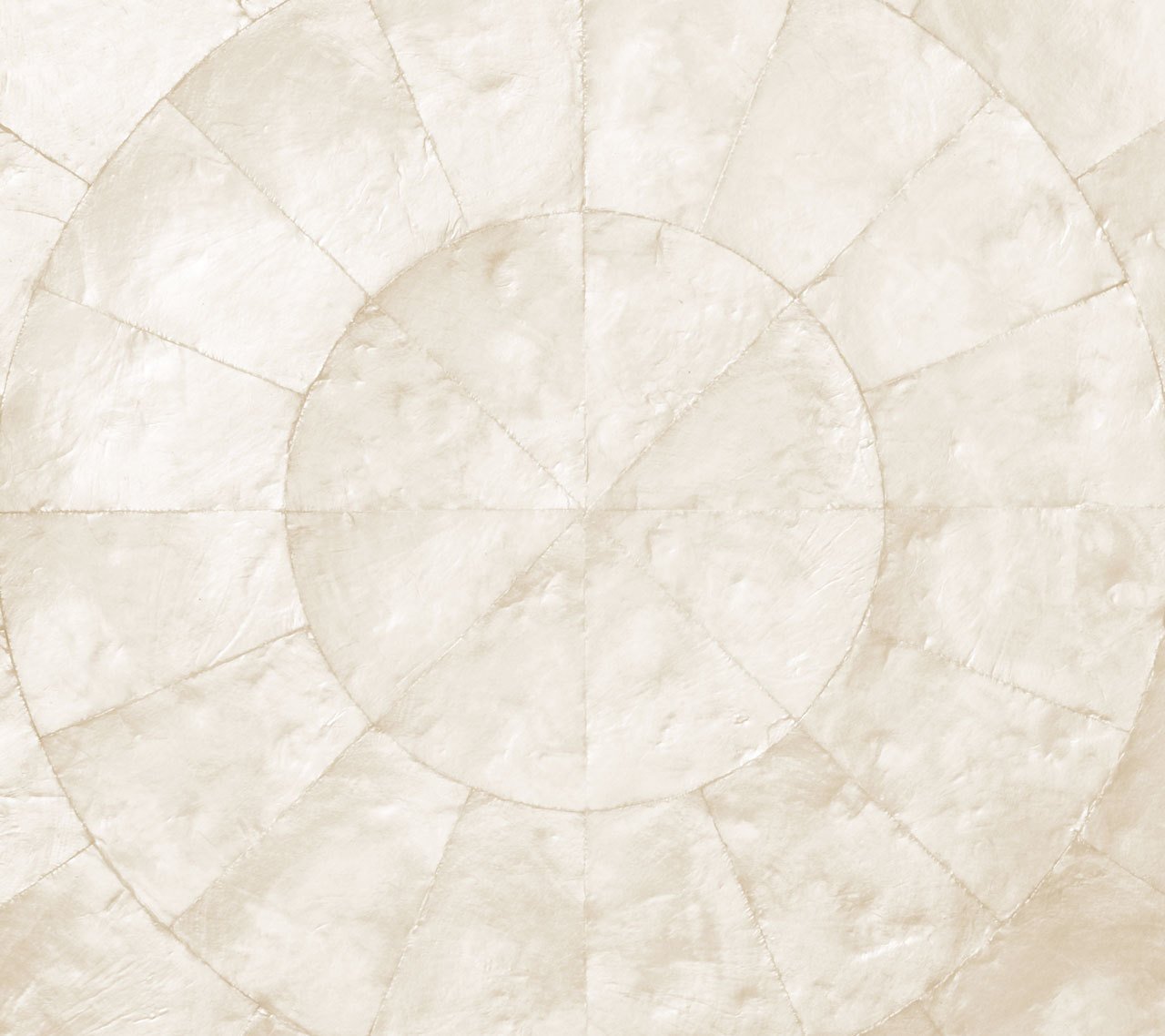 Round Capiz Placemat in Natural - Kim Seybert, Inc.