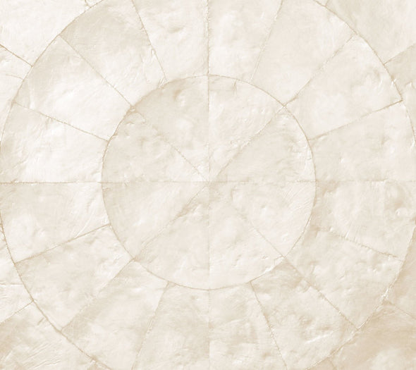 Round Capiz Placemat in Natural - Kim Seybert, Inc.