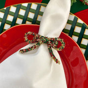 Christmas Bow Napkin Rings