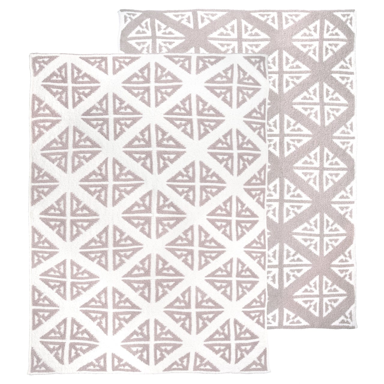 Tile Print Chenilla Cloud Throw