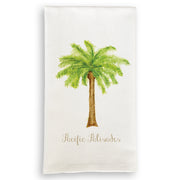 Palm Tree Pacific Palisades Dish Towel
