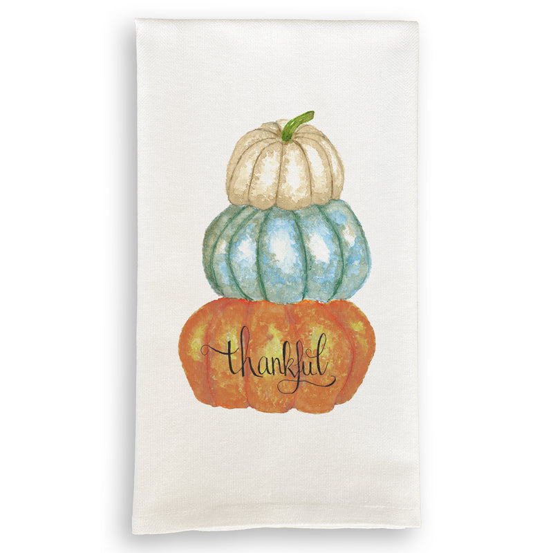 Pumpkins Thankful Dish Towel