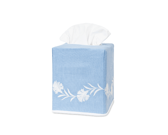 Matouk Daphne Linen Tissue Box Cover