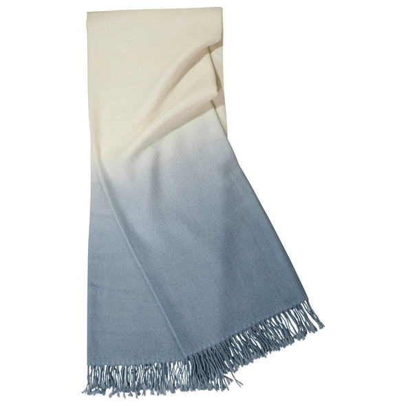 Dip-Dyed Throw