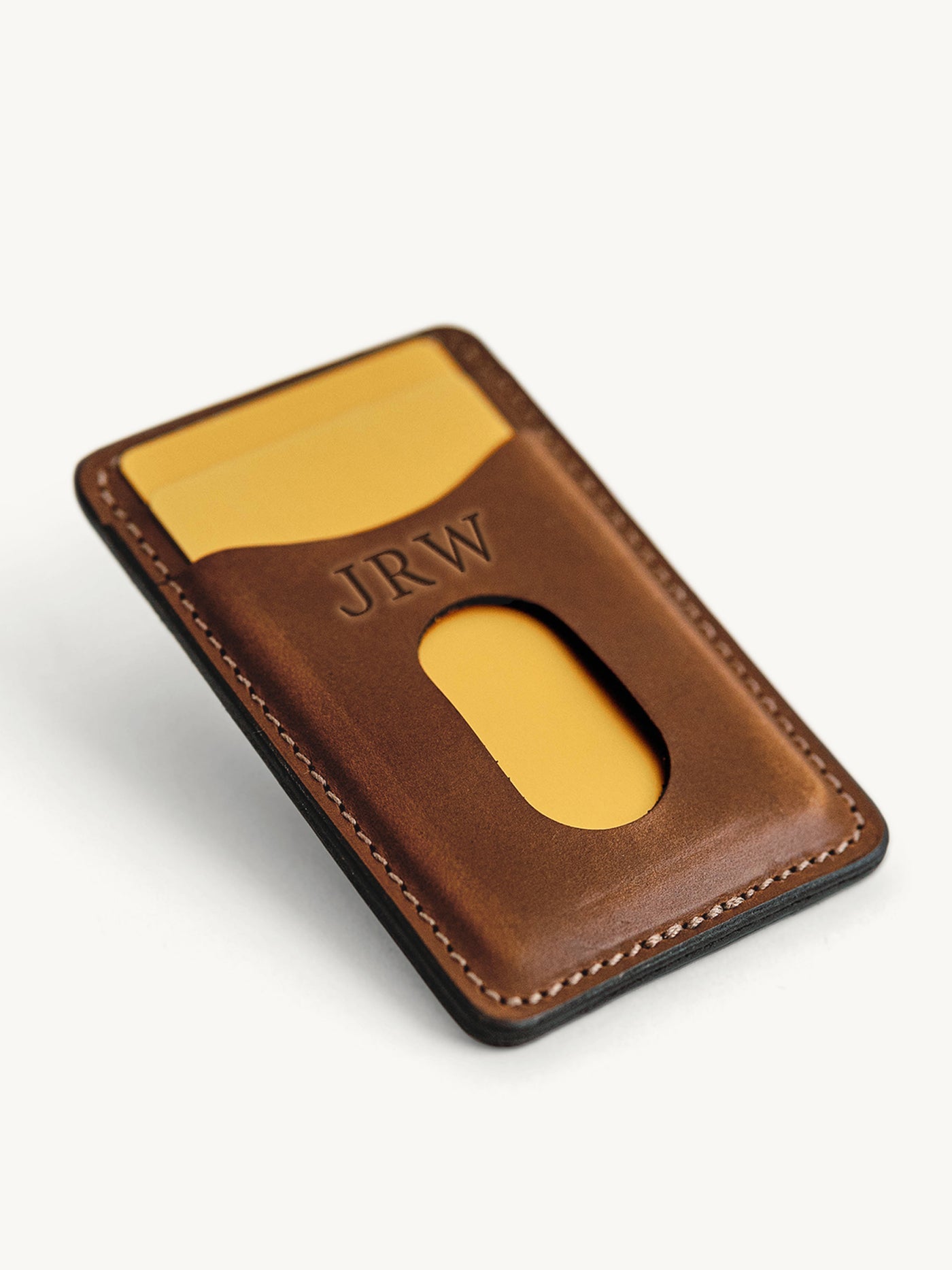 Handcrafted Leather Money Clip Wallet