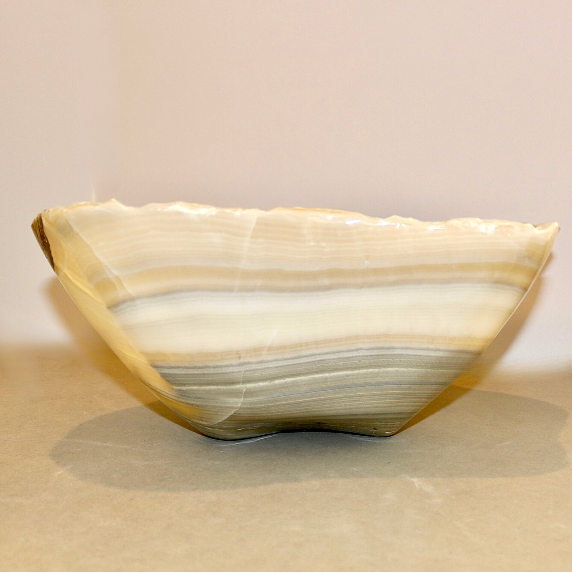 Gray Quartz Onyx Bowl Home Decor Verona Prive Inc   