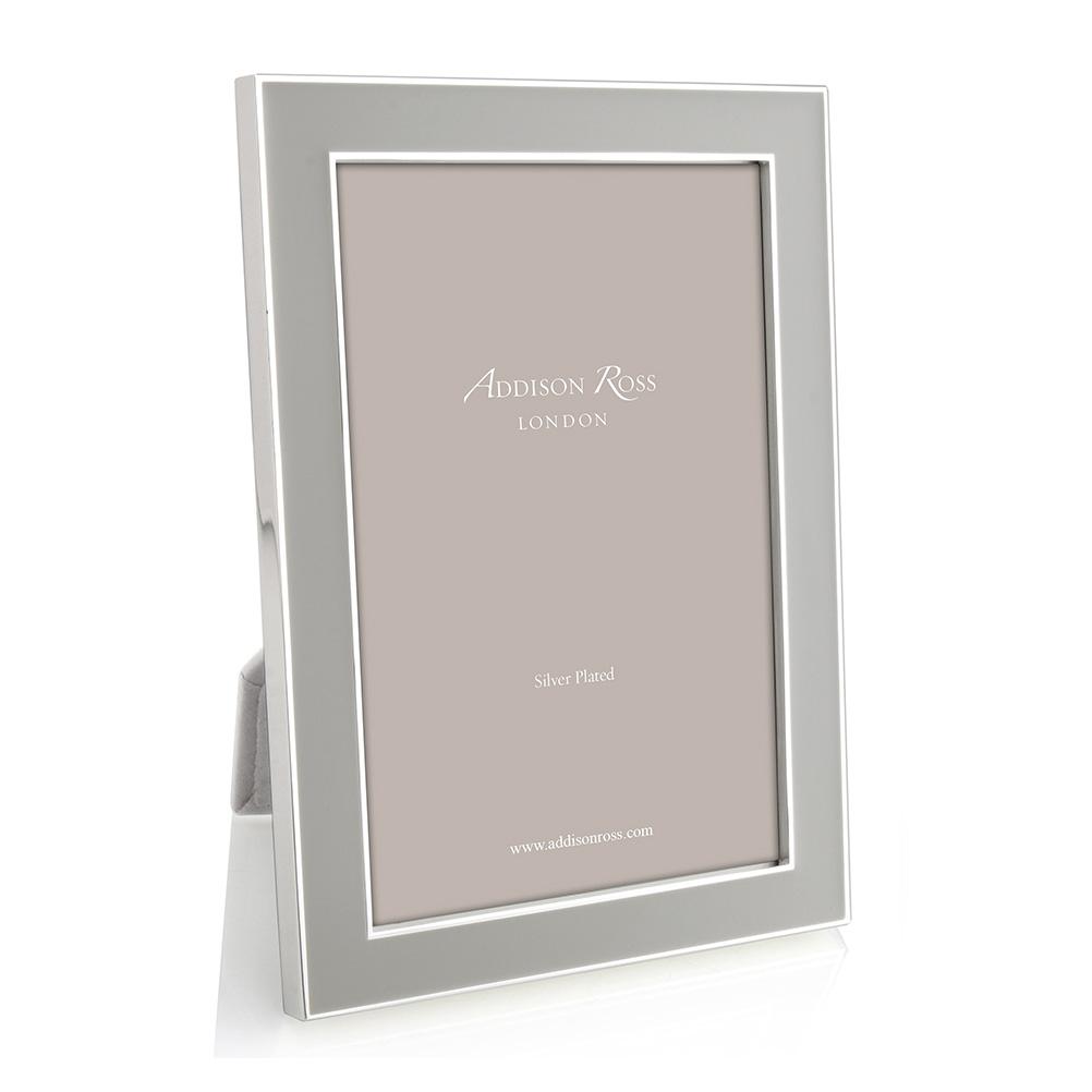Chiffon & Silver Enamel Picture Frame