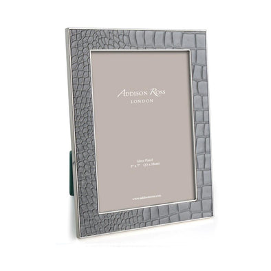 Dove Croc & Silver Picture Frame