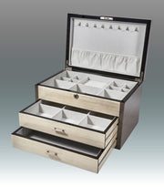 Jewelry Box "Grey/Natural 2 Drawers"