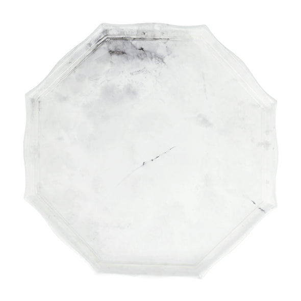 Florentine Wooden Marble Octagonal Tray