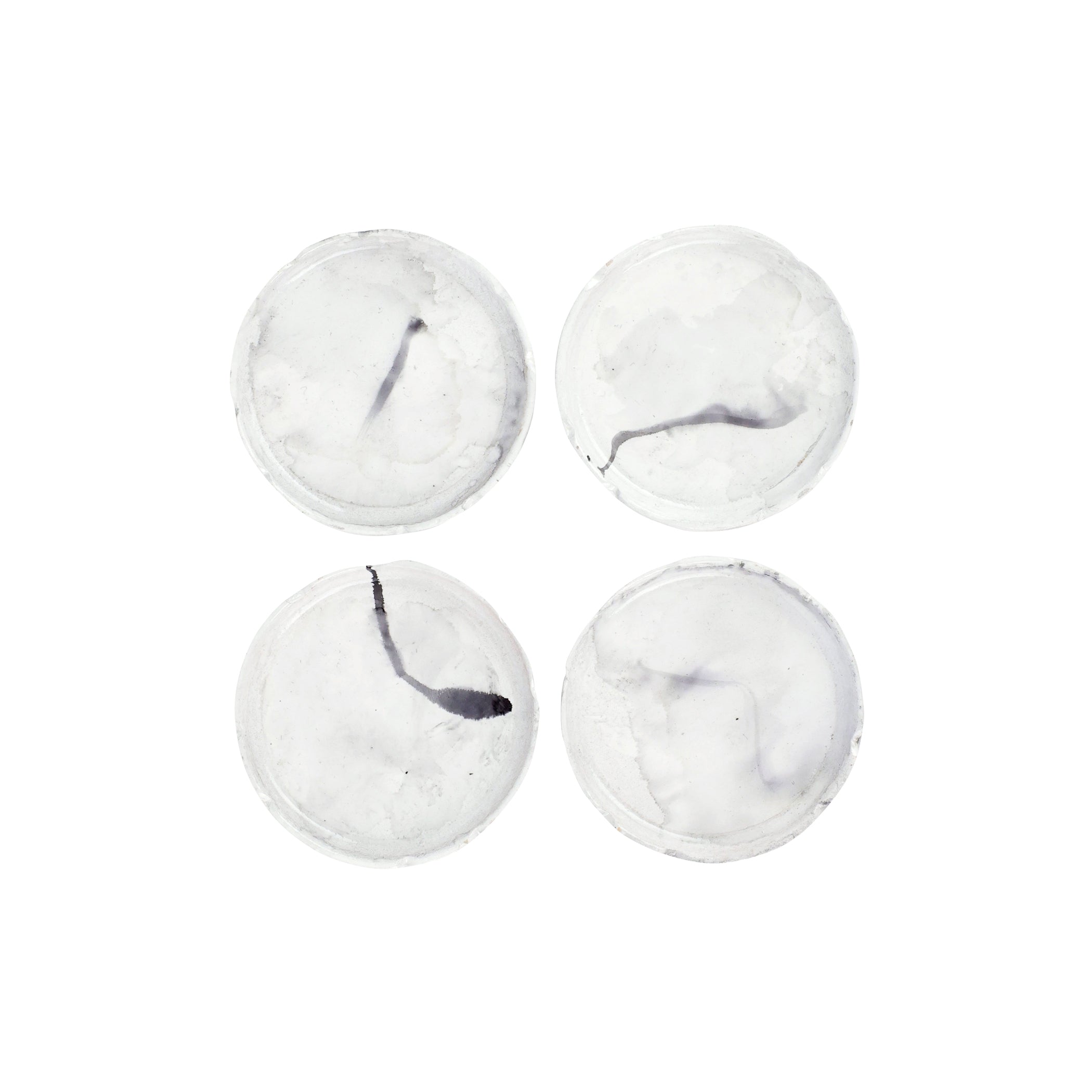 Florentine Wooden Marble Coasters
