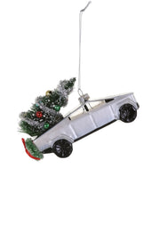 Festive Cyber Truck Ornament