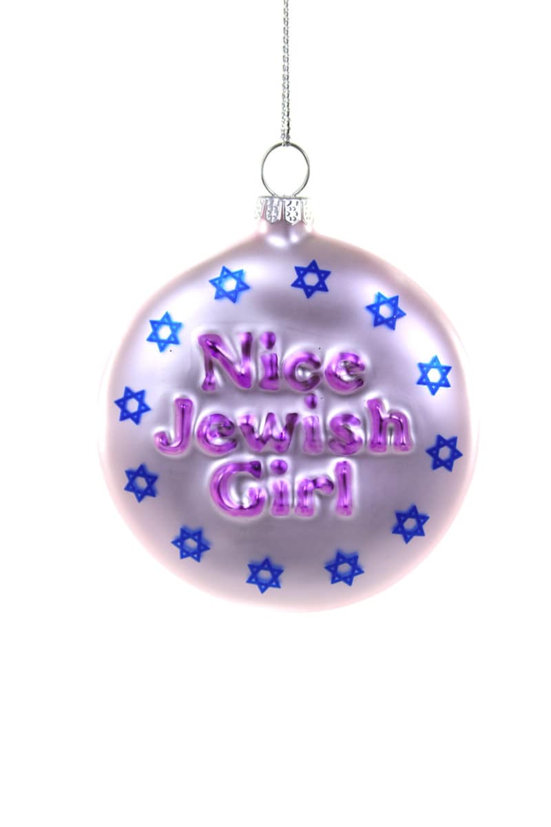 Nice Jewish Girl Ornament