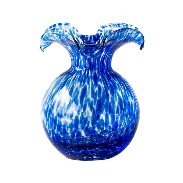 Hibiscus Glass Small Fluted Vase