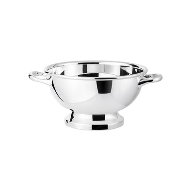 Hotel Silver Low Pedestal Bowl with Handles