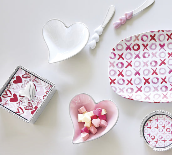 White Small Heart Bowl