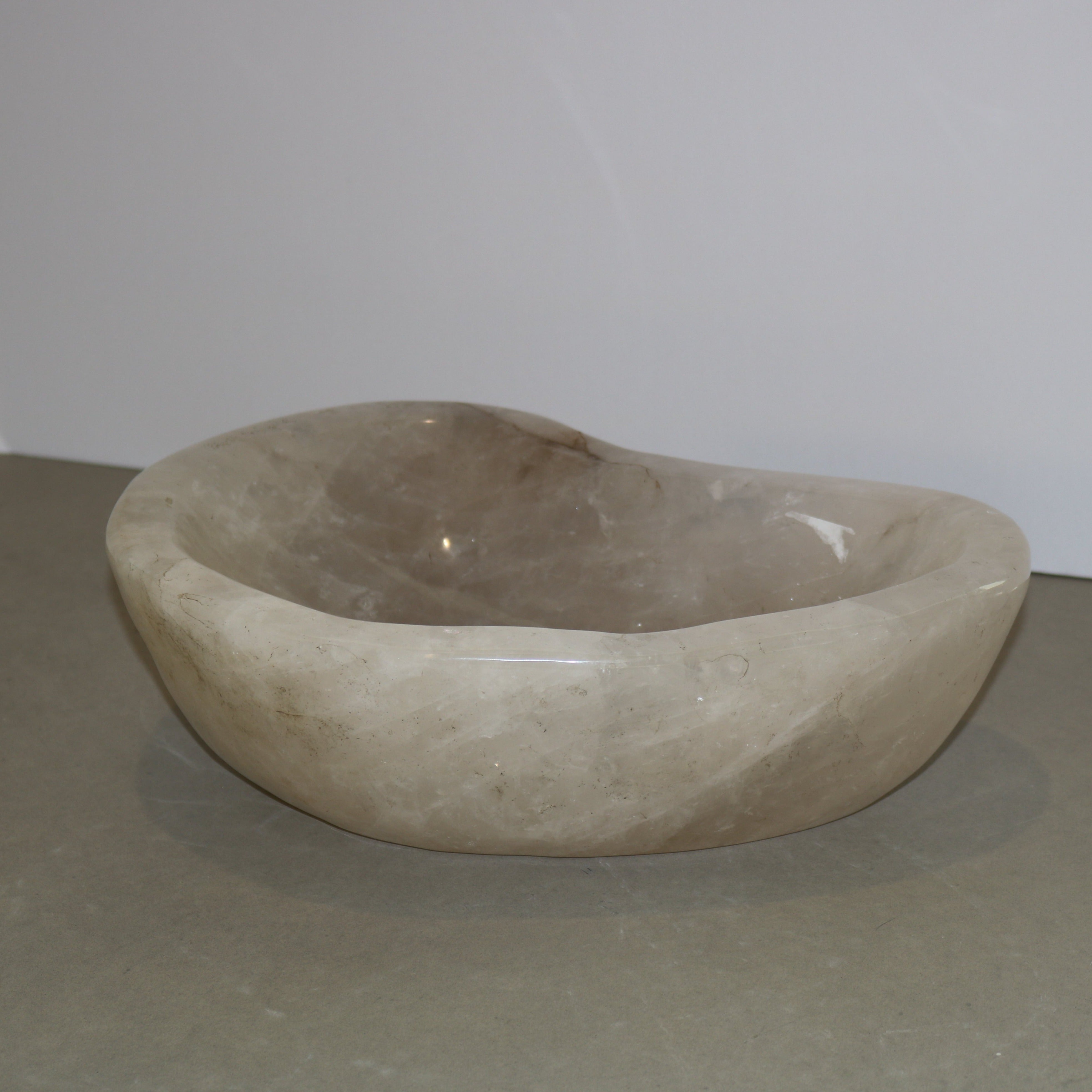 Quartz Point Bowl Home Decor Verona Prive Inc 12.5x9.5x4in  