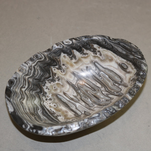 Quartz Onyx Small Zebra Bowl Home Decor Verona Prive Inc Design 1: 6X4X2  