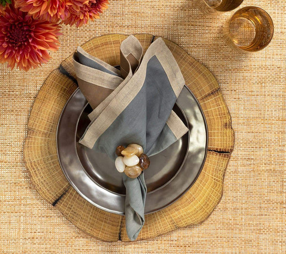 Woodland Placemat in Natural & Brown - Kim Seybert, Inc.