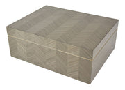 Empty Box Grey Chevron Design