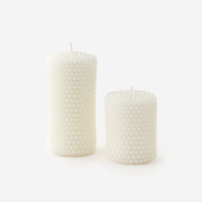 Pearl Pillar Candles