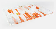 ACRYLIC BACKGAMMON - CLEAR