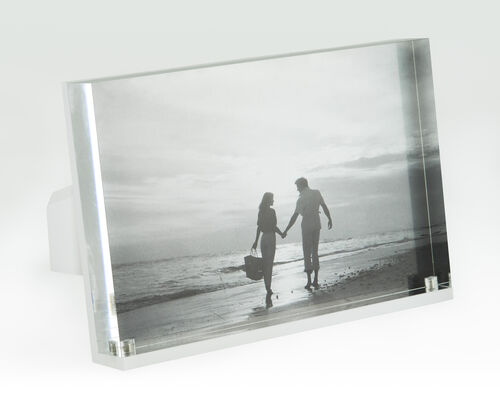 Acrylic Photo Frame White