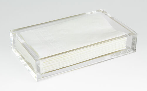 Lucite Bathroom Napkin Tray